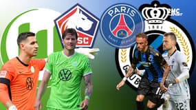 Ligue des champions : Bruges et Wolfsburg leaders avant de défier le PSG et Lille