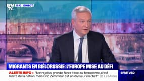 Frontière polono-biélorusse: Bruno Le Maire appelle "à des sanctions" contre Alexandre Loukachenko "qui se comporte en dictateur"