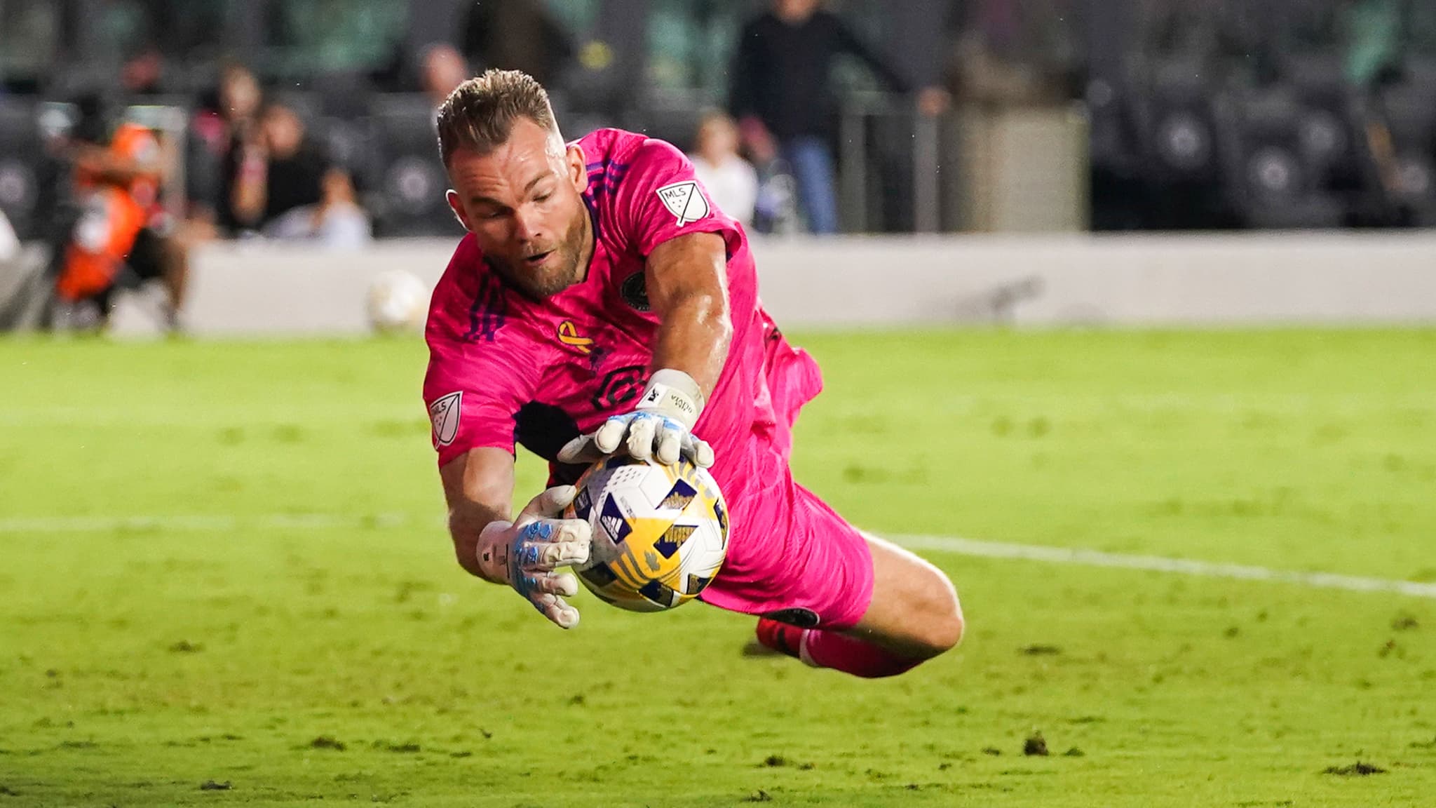 Nick Marsman, gardien de l'Inter Miami, le 17 septembre 2021