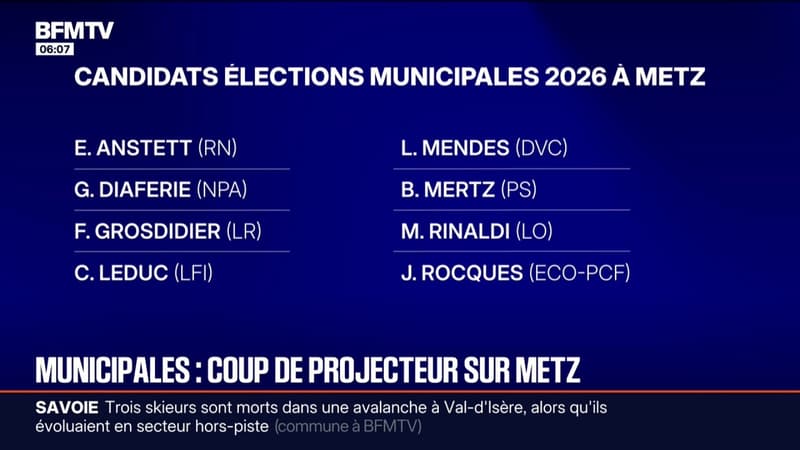 Municipales 2026: coup de projecteur sur les candidats à la mairie de Metz, préfecture de la Moselle