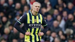 Erling Haaland face à Aston Villa le 21 décembre 2024