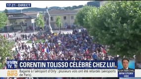 Corentin Tolisso célébré à Amplepuis