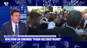 Incendies en Gironde : Emmanuel Macron appelle à "rebâtir avec des règles différentes" - 20/07