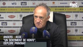Angers – Saint-Etienne : "Un sentiment de honte", déplore Printant