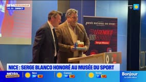 Serge Blanco, ancien rugbyman, a été honoré au musée du sport à Nice