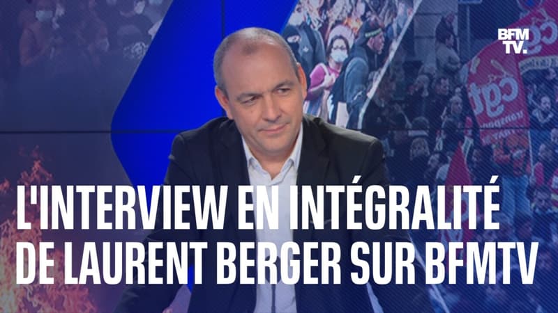 L'interview en intégralité de Laurent Berger, secrétaire général de la CFDT