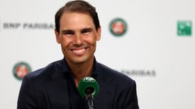 Rafael Nadal lors de sa dernière conférence de presse à Roland-Garros, le 25 mai 2025