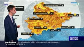 Météo Côte d'Azur: un temps nuageux et de la neige en altitude ce mardi