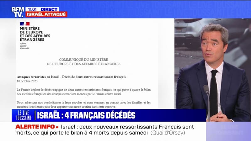Israël: le Quai d'Orsay annonce que 4 Français sont morts, 13 autres manquent toujours à l'appel