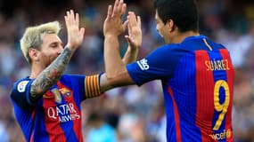 Lionel Messi et Luis Suarez