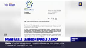 Panne à Lille: la Région épingle la SNCF