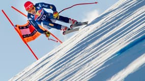L'Italien Christof Innerhofer à l'entraînement mercredi