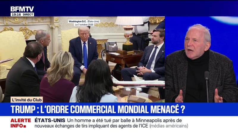 Menaces de Donald Trump: pour Bernard Guetta, député européen Renew, le président américain "est totalement compulsif et erratique"