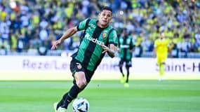 Florian Sotoca avec le RC Lens, en 2022.
