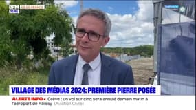 JO 2024: la première pierre du village des médias posée à Dugny