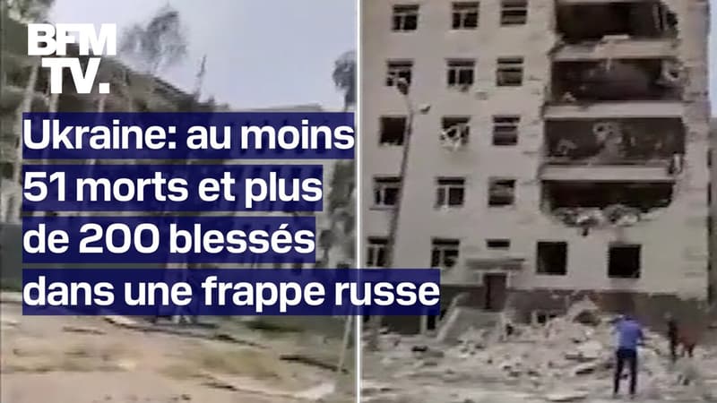 Ukraine: au moins 51 morts et plus de 200 blessés dans une frappe russe sur Poltava