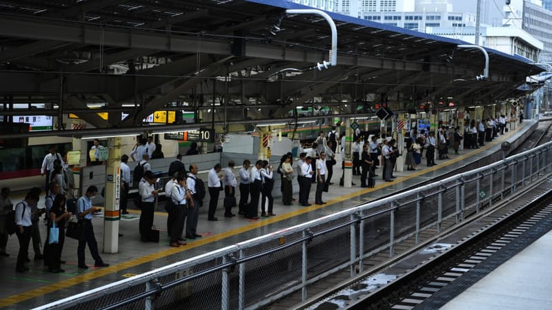 Gare de Tokyo, au Japon (illustration)