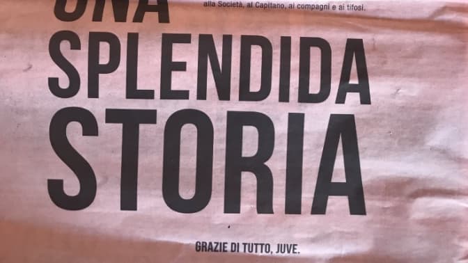 Le message de Bonucci dans la Gazzetta