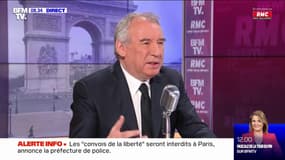 François Bayrou sur les "convois de la liberté": "On ne peut pas accepter que la vie soit bloquée"