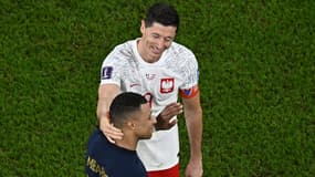 Kylian Mbappé et Robert Lewandowski