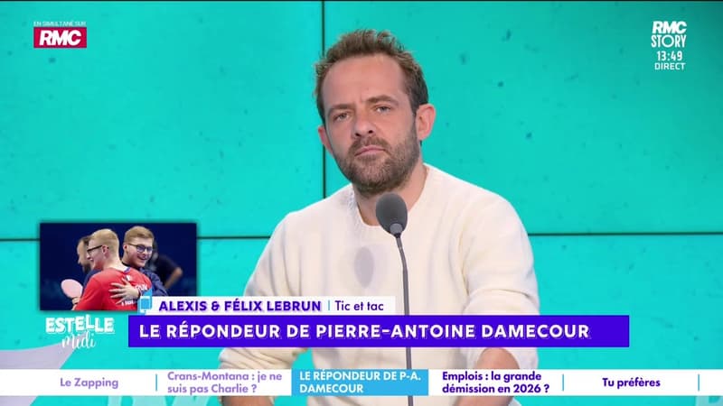 Le répondeur de Pierre-Antoine Damecour - 12/01