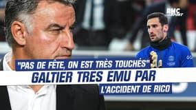 PSG : "Il n'y aura pas de fête, on est très touchés", Galtier très ému par l'accident de Rico 