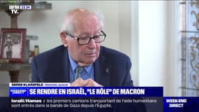 Serge Klarsfeld : Se rendre en Israël, "le rôle" de Macron - 21/10