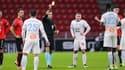 Pape Gueye sanctionné d'un carton rouge lors de Rennes-OM