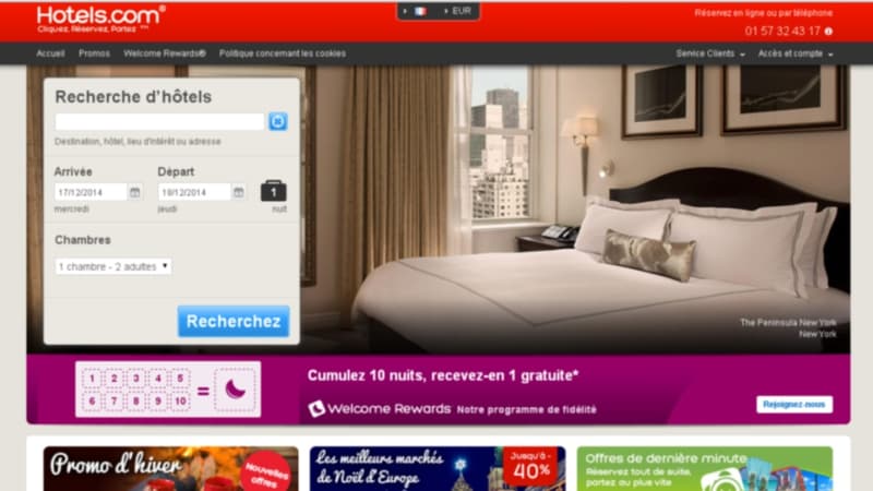 Les gendarmes de la concurrence de six pays européens enquêtent sur les sites Hotels.com et Booking.com