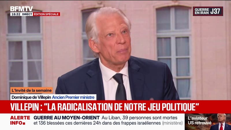 Prix du carburant: "Il faut protéger les plus vulnérables", explique Dominique de Villepin, ancien Premier ministre