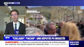 Nicolas Mayer-Rossignol, maire PS de Rouen: "Se faire insulter de 'collabo' ou de 'facho' est inacceptable et il faut le condamner"