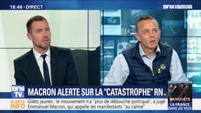 Emmanuel Macron alerte sur la "catastrophe" RN
