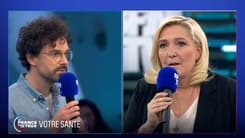 Marine Le Pen a échangé ce mardi soir avec un médecin généraliste sur la vaccination des enfants contre le Covid-19 dans La France dans les yeux.
