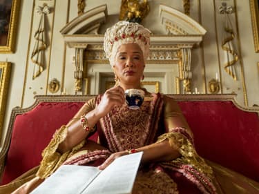 La reine Charlotte dans la série "Bridgerton"