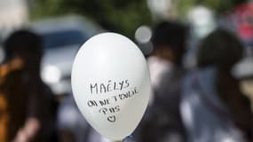 Un ballon de la marche blanche pour Maëlys - Image d'illustration