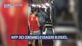 Usagers bloqués sur la ligne 1 du métro parisien: une passagère témoigne 