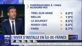 Météo: 8,7°C à Paris, 7,9°C à Melun, le froid arrive en Ile-de-France