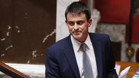 Le Premier ministre Manuel Valls à l'Assemblée, lors de son discours de politique générale le 8 avril.