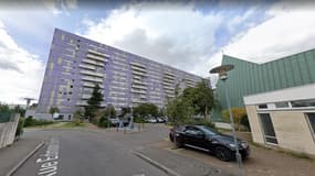 Capture d'écran Google Street View des lieux où se sont déroulés les faits, rue Breteux, à Nantes. 