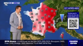 La France partagée entre le soleil et des orages, avec des températures comprises entre 21°C et 36°C... La météo de ce mardi 13 août