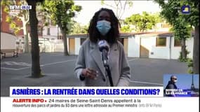 Asnières: des mesures sanitaires strictes pour le retour à l'école