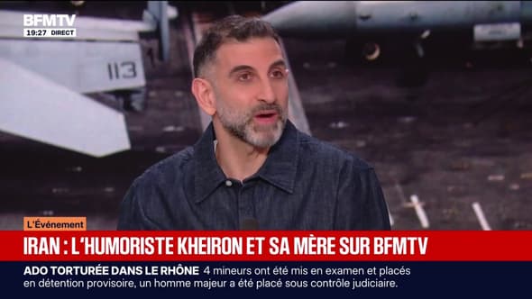 "J'espère que le peuple iranien pourra le plus vite possible jouir de choses simple", confie Kheiron, comédien franco-iranien