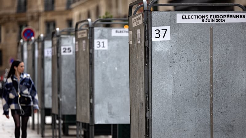 Européennes 2024: pourquoi certains panneaux d'affichages restent vides devant les bureaux de vote