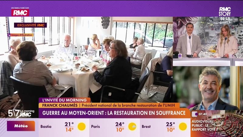 Guerre au Moyen-Orient: "On fera des efforts aussi", affirme Franck Chaumès, président national UMIH restauration