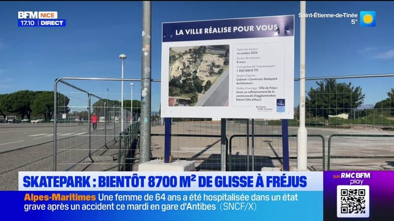 Fréjus: le skatepark enfin en travaux, une ouverture prévue au printemps 2025