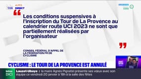 Cyclisme: le Tour de la Provence annulé