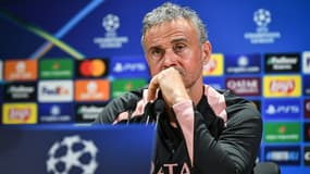 L'entraîneur du PSG Luis Enrique en conférence de presse, 6 mai 2025