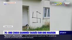 Gaillefontaine: une croix gammée taguée sur une maison