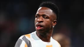 Vinicius Junior avec le Real Madrid, au Bernabéu le 22 janvier 2025