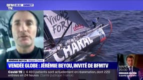 Vendée Globe: le skipper Jérémie Beyou s'exprime sur BFMTV depuis le milieu de l'Atlantique